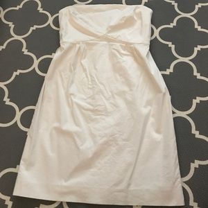 White Strapless Bachelorette Dress